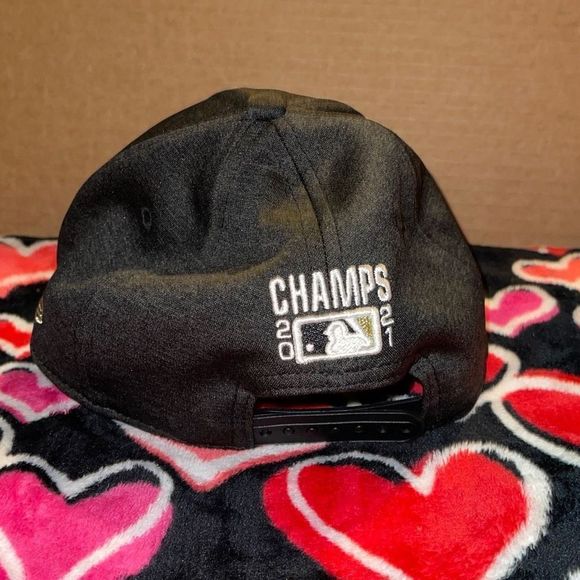 Atlanta Braves, 2021, World Series Champs New Era ￼9Forty Hat SnapBack MLB - Picture 8 of 12